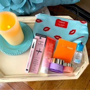 Kate Spade Clinique make-up bag bundle